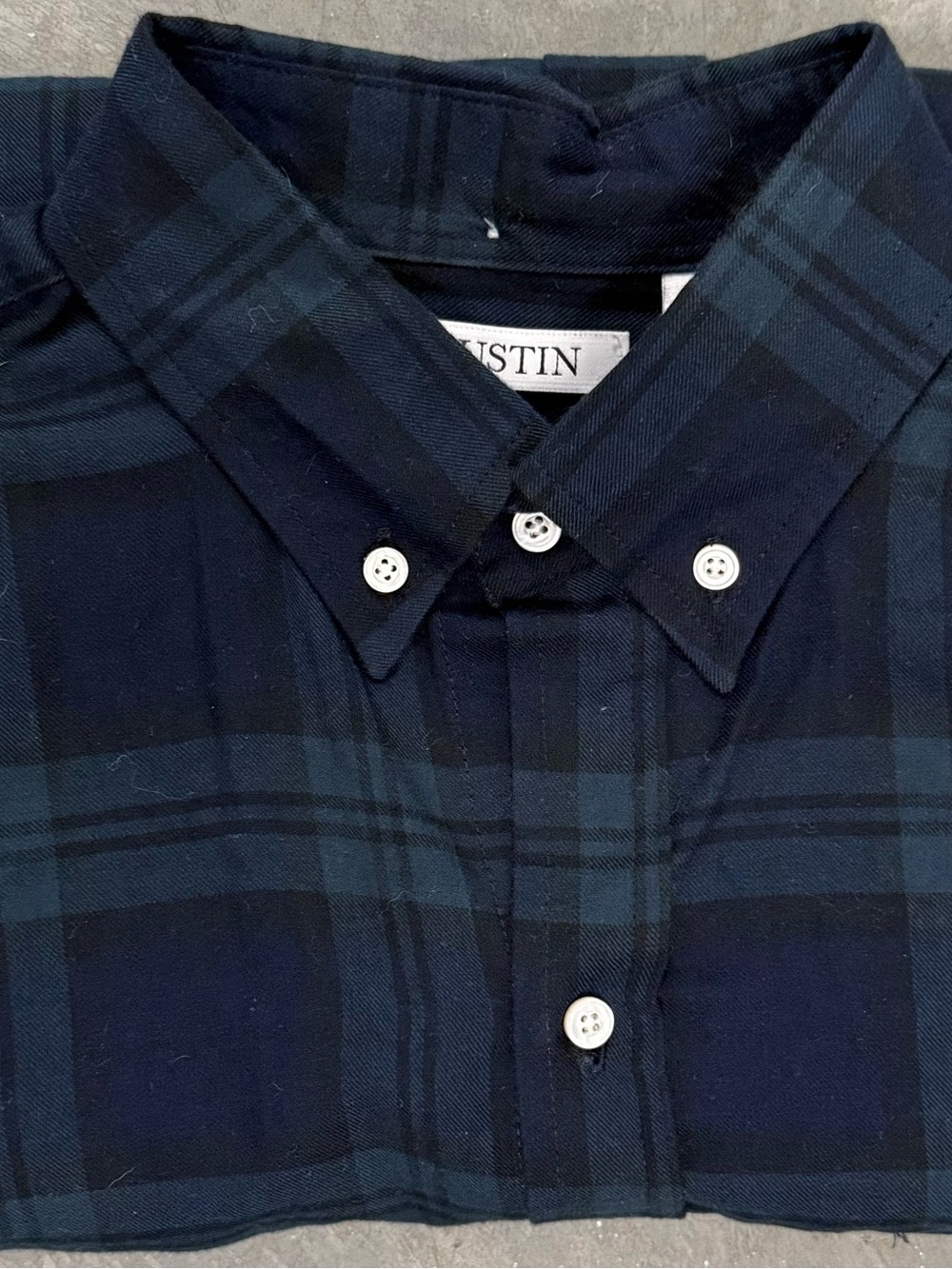 GUSTIN #552 Black Watch Japanese Twill - Large